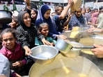 Israel blocked aid even as the World Food Programme claimed 90,000 women and children needed urgent treatment for malnutrition. (AFP)