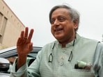 Congress MP Shashi Tharoor during the Monsoon session of Parliament
