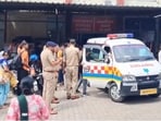 The woman suffered 70 per cent burn injuries, and her condition is critical. The woman suffered 70 per cent burn injuries, and her condition is critical.