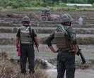 Security forces have been deployed for farmers in vulnerable areas between Meitei and Kuki villages. (HT PHOTO) Security forces have been deployed for farmers in vulnerable areas between Meitei and Kuki villages. (HT PHOTO)