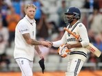 Ben Stokes (L) shakes hands with Ravindra Jadeja (R) for a draw on day five of the fourth cricket test match between England and India at Old Trafford Ben Stokes (L) shakes hands with Ravindra Jadeja (R) for a draw on day five of the fourth cricket test match between England and India at Old Trafford