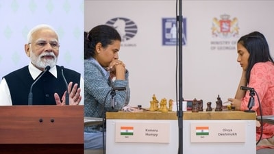 PM Narendra Modi congratulated both Koneru Humpy and Divya Deshmukh. (ANI/FIDE) PM Narendra Modi congratulated both Koneru Humpy and Divya Deshmukh. (ANI/FIDE)
