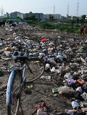 After years of delay, the municipal corporation (MC) has established two waste management facilities at Shahimajra and Jagatpura. (HT Photo) After years of delay, the municipal corporation (MC) has established two waste management facilities at Shahimajra and Jagatpura. (HT Photo)