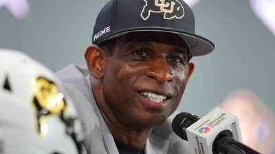 Colorado head coach Deion Sanders opened up about cancer battle (AP) Colorado head coach Deion Sanders opened up about cancer battle (AP)