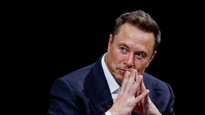 Elon Musk, Chief Executive Officer of SpaceX and Tesla and owner of Twitter, gestures as he attends the Viva Technology conference dedicated to innovation and startups at the Porte de Versailles exhibition centre in Paris, France, June 16, 2023. (Reuters)