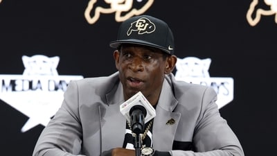 Deion Sanders has faced significant health challenges, including foot amputations due to blood clots. (Photo by Stacy Revere / GETTY IMAGES NORTH AMERICA / Getty Images via AFP) (Getty Images via AFP) Deion Sanders has faced significant health challenges, including foot amputations due to blood clots. (Photo by Stacy Revere / GETTY IMAGES NORTH AMERICA / Getty Images via AFP) (Getty Images via AFP)