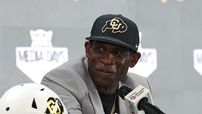 Deion Sanders stepping down amid health struggles? Colorado's 'Prime Time' faces questions ahead of press conference (Photo by Stacy Revere / GETTY IMAGES NORTH AMERICA / Getty Images via AFP) (Getty Images via AFP) Deion Sanders stepping down amid health struggles? Colorado's 'Prime Time' faces questions ahead of press conference (Photo by Stacy Revere / GETTY IMAGES NORTH AMERICA / Getty Images via AFP) (Getty Images via AFP)