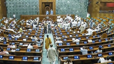 The session began on July 21 and ran for five days, marked by repeated disruptions, including the unexpected resignation of Jagdeep Dhankhar as Vice President of India. (Sansad TV) The session began on July 21 and ran for five days, marked by repeated disruptions, including the unexpected resignation of Jagdeep Dhankhar as Vice President of India. (Sansad TV)