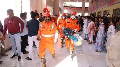 The drill will be held in at least 55 places in 11 districts of Delhi. (HT photo) The drill will be held in at least 55 places in 11 districts of Delhi. (HT photo)
