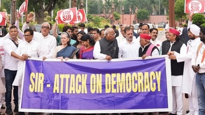 Opposition leaders have alleged that the special intensive revision (SIR) of electoral rolls in Bihar was aimed at "disenfranchising voters" in the state ahead of the assembly elections. (PTI) Opposition leaders have alleged that the special intensive revision (SIR) of electoral rolls in Bihar was aimed at "disenfranchising voters" in the state ahead of the assembly elections. (PTI)