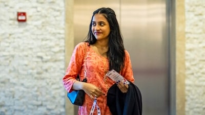India's chess player Divya Deshmukh after winning the FIDE Women's World Cup 2025 title. (FIDE/Anna Shtourman) India's chess player Divya Deshmukh after winning the FIDE Women's World Cup 2025 title. (FIDE/Anna Shtourman)