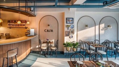 With a live kitchen and pasta bar seating, guests get a front-row view of the cooking With a live kitchen and pasta bar seating, guests get a front-row view of the cooking