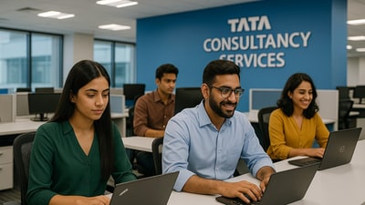 TCS has announced that it will lay off about 12,000 employees of its global workforce this year. (AI-generated image)