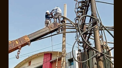 The matter came to fore after an RTI activist had filed a complaint with the power company. (HT File Photo)