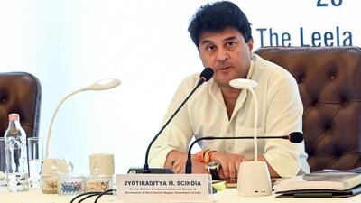 Union communications minister Jyotiraditya M. Scindia chairs the BSNL review meet in Delhi on Monday. (Jitender Gupta) Union communications minister Jyotiraditya M. Scindia chairs the BSNL review meet in Delhi on Monday. (Jitender Gupta)