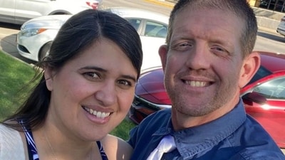 Clinton and Cristen Brink were killed in front of their two daughters. (X@NotTheirScript) Clinton and Cristen Brink were killed in front of their two daughters. (X@NotTheirScript)