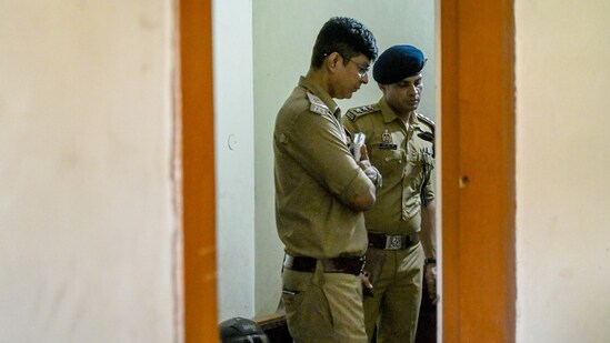 A man hanged himself in Noida after killing his 16-year-old daughter. (Photo by Sunil Ghosh / Hindustan Times)