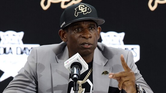 Deion Sanders health history: Blood clots to circulation problems, Colorado head coach battled various issues (Photo by Stacy Revere / GETTY IMAGES NORTH AMERICA / Getty Images via AFP) (Getty Images via AFP)