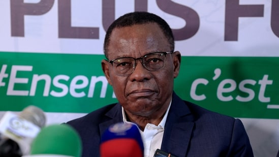 Cameroonian politician Maurice Kamto, newly nominated African Movement for New Independence and Democracy (MANIDEM) presidential candidate, was barred by the election body, (AFP)