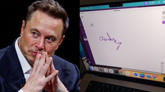 A Neuralink recipient signed her name after 20 years using only her thoughts; Elon Musk reacted.