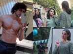 Ahaan Panday, Aneet Padda and Ananya Panday Ahaan Panday, Aneet Padda and Ananya Panday