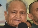 Congress leader Ashok Gehlot. (HT PHOTO) Congress leader Ashok Gehlot. (HT PHOTO)