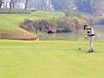 In the recently concluded Indian Golf Union All India Senior Amateur Golf Championship played at ITC Classic Golf Course Gurugram, both Sandeep Sandhu and Amar Bajwa played steady golf to make it to the Indian senior golf team. (HT File)