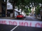 The scene in Southwark, south London, Monday, July 28, 2025, where four people were stabbed earlier today. The scene in Southwark, south London, Monday, July 28, 2025, where four people were stabbed earlier today.