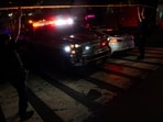 An FDNY emergency vehicle departs the scene of a reported shooter situation in the Manhattan borough of New York City, U.S. July 28, 2025. REUTERS/Bing Guan