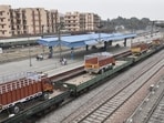 Representative picture of Roll-on Roll-off (RO-RO) service (HT Archives) (Arvind Yadav/HT PHOTO)
