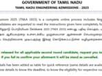 TNEA Round 2 tentative allotment result 2025 is out at tneaonline.org. Candidates can check the allotment results via the direct link here. 