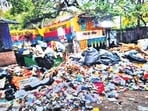 The dhalao located near AIIMS gate number 6. (HT Photo) The dhalao located near AIIMS gate number 6. (HT Photo)