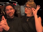 Travis Kelce with Taylor Swift in new Instagram photos. (killatrav/Instagram)