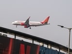 An Airbus A320 aircraft, operated by Air India Ltd, prepares to land at Indira Gandhi International Airport in New Delhi An Airbus A320 aircraft, operated by Air India Ltd, prepares to land at Indira Gandhi International Airport in New Delhi