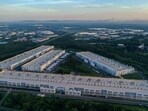 An Amazon Web Services data center in Manassas, Va.