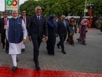 PM Narendra Modi with Maldives President Mohamed Muizzu on the concluding day of his visit to the island nation on July 26.(X/@narendramodi)