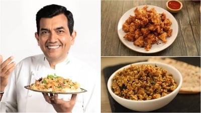 Whip up 3 delicious dishes in 10 minutes with Sanjeev Kapoor's simple recipes. Whip up 3 delicious dishes in 10 minutes with Sanjeev Kapoor's simple recipes.