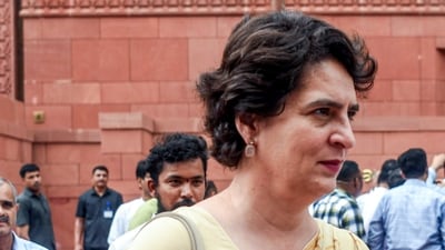 Congress MP Priyanka Gandhi, during the Operation Sindoor debate, questioned the Centre over the "lack" of security personnel in Pahalgam. (ANI File ) Congress MP Priyanka Gandhi, during the Operation Sindoor debate, questioned the Centre over the "lack" of security personnel in Pahalgam. (ANI File )