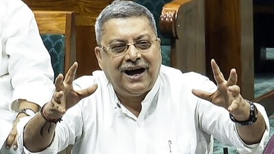TMC MP Kalyan Banerjee speaks in Lok Sabha during the monsoon session in New Delhi on Monday. (Video grab/Sansad TV/ANI) TMC MP Kalyan Banerjee speaks in Lok Sabha during the monsoon session in New Delhi on Monday. (Video grab/Sansad TV/ANI)