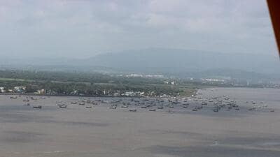 Aerial pic of Uttan, pic by Yogesh Naik Aerial pic of Uttan, pic by Yogesh Naik