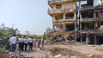 Following a high court order, all 41 buildings were demolished in February, leaving around 2,500 residents homeless Following a high court order, all 41 buildings were demolished in February, leaving around 2,500 residents homeless