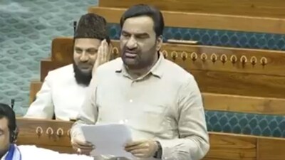 During his speech, Beniwal demanded answers from the Centre on the April 22 Pahalgam terror attack. (X/ @hanumanbeniwal) During his speech, Beniwal demanded answers from the Centre on the April 22 Pahalgam terror attack. (X/ @hanumanbeniwal)