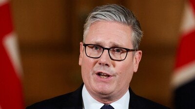 UK Prime Minister Keir Starmer also discussed Gaza’s situation with the United States President Donald Trump on Monday. (REUTERS)