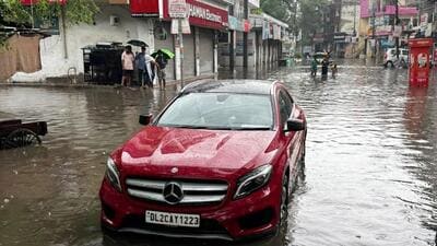 In the notice, Kishore contended that illegal encroachments were allowed to flourish in public spaces, especially on public drains and open lands meant for water run-off. (Sakib Ali/HT Photo) In the notice, Kishore contended that illegal encroachments were allowed to flourish in public spaces, especially on public drains and open lands meant for water run-off. (Sakib Ali/HT Photo)