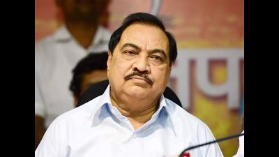 Khadse alleged that police personnel had been deployed near his residence without any official explanation. (HT) Khadse alleged that police personnel had been deployed near his residence without any official explanation. (HT)