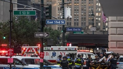 The building where the attack took place is home to several offices belonging to important companies and organizations like NFL, Blackstone Group, KPMG. (Bloomberg) The building where the attack took place is home to several offices belonging to important companies and organizations like NFL, Blackstone Group, KPMG. (Bloomberg)
