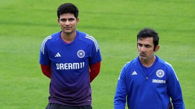 India's captain Shubman Gill, left, and Head Coach Gautam Gambhir during a practice session (PTI) India's captain Shubman Gill, left, and Head Coach Gautam Gambhir during a practice session (PTI)