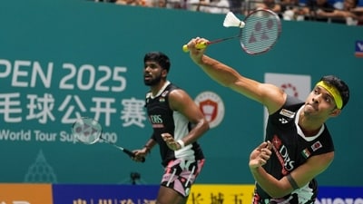 India's Satwiksairaj Rankireddy and Chirag Shetty (BWF/Badminton Photo) India's Satwiksairaj Rankireddy and Chirag Shetty (BWF/Badminton Photo)