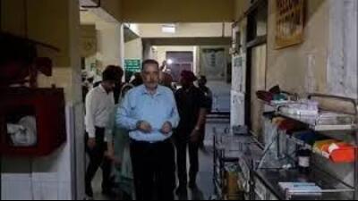 Punjab health minister Dr Balbir Singh taking stock of the situation at Jalandhar civil hospital on Monday morning. (HT File) Punjab health minister Dr Balbir Singh taking stock of the situation at Jalandhar civil hospital on Monday morning. (HT File)