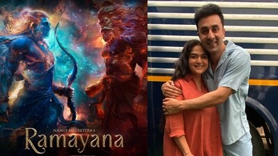 Ramayana actors Indira Krishnan and Ranbir Kapoor Ramayana actors Indira Krishnan and Ranbir Kapoor
